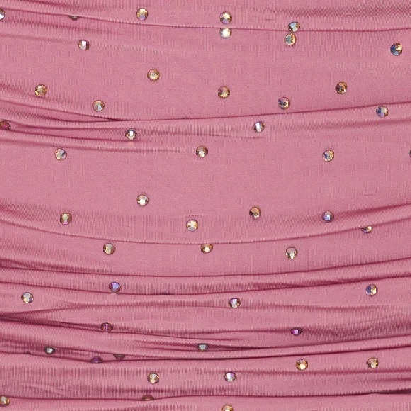 Alex Perry Tinley Ruched Off Shoulder Mini Dress - Picture 6 of 9